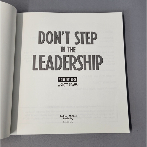 Delbert: Don't Step In The Leader-Ship Book Comics 1999 Scott Adams Paperback - Picture 3 of 10